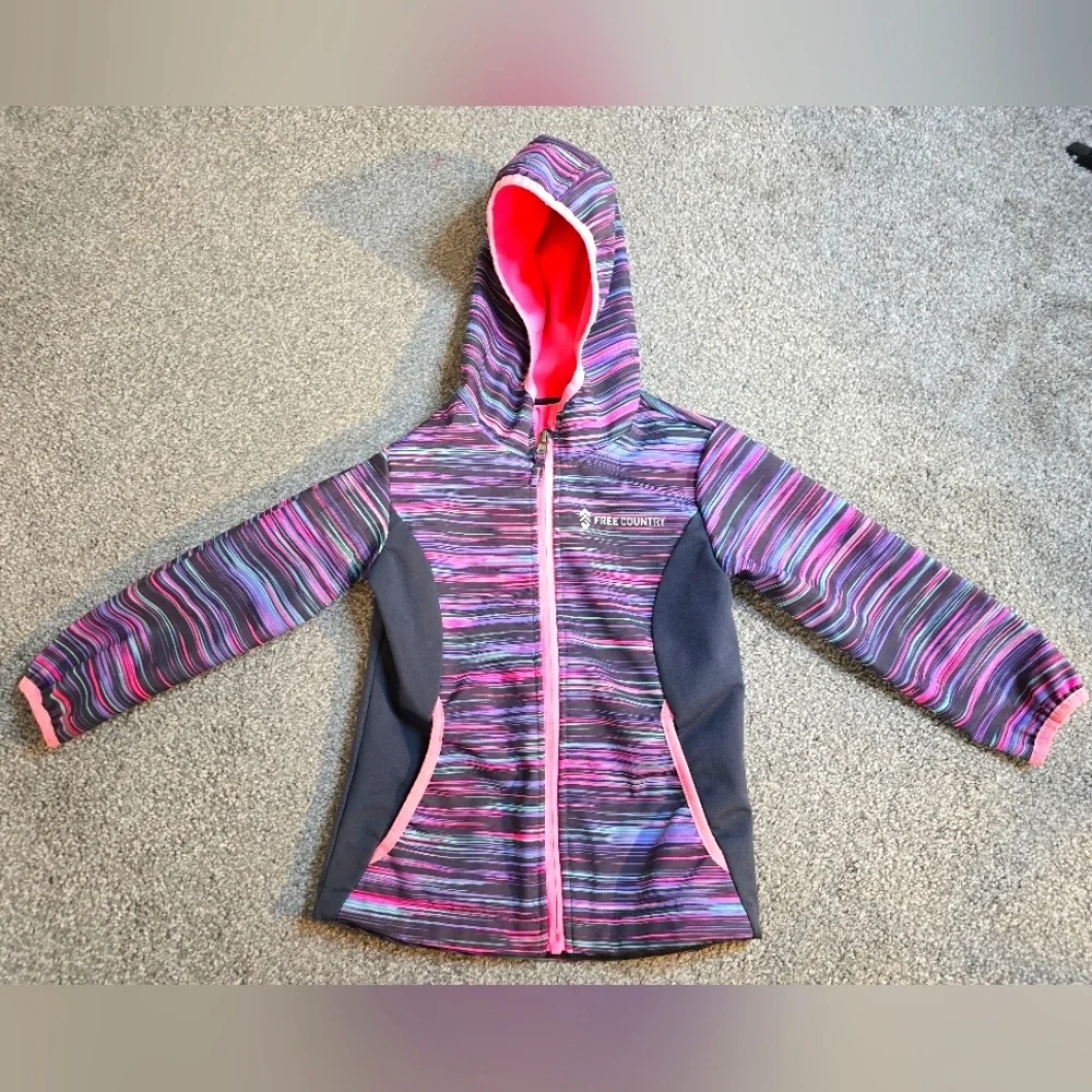 Free Country Girls Size Small (4) Zipper Jacket